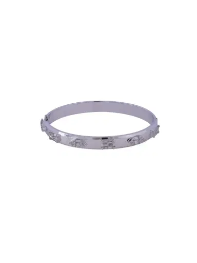 Wish Fine Jewelry 1.29ct Diamond 14K Gold Bangle Bracelet | Thumbnail 1