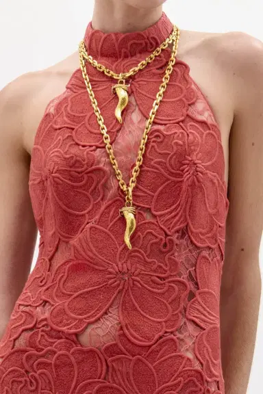 Silvia Tcherassi Mab Dress - Cranberry | Thumbnail 3