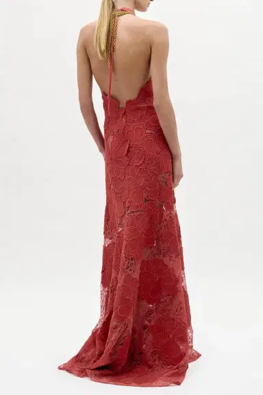 Silvia Tcherassi Mab Dress - Cranberry | Thumbnail 4