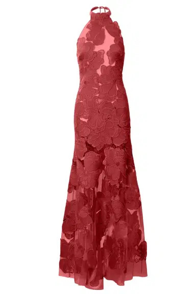 Silvia Tcherassi Mab Dress - Cranberry | Thumbnail 1