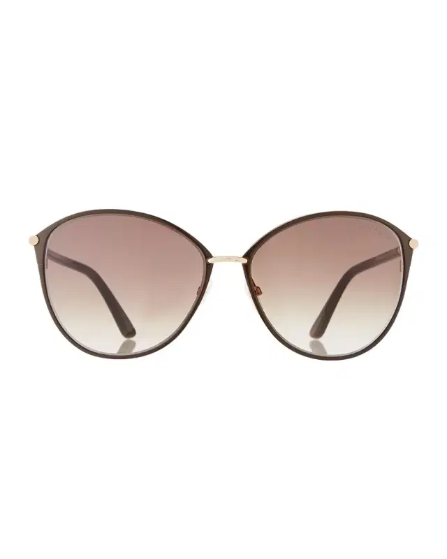 TOM FORD Penelope Metal Butterfly Sunglasses