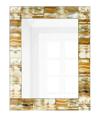 Jamie Young Natural Faux Horn Mirror | Thumbnail 1