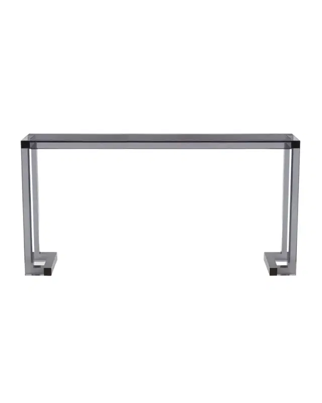 Interlude Home Calissa Noire Acrylic Console