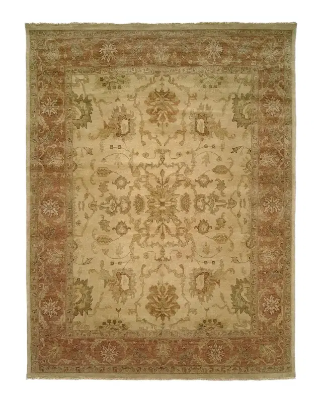 Haven & Loom Latte Rust Oushak Rug