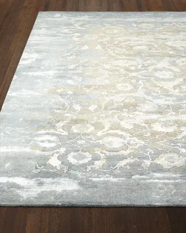 Haven & Loom Aquamarine Hand-Knotted Rug | Thumbnail 2