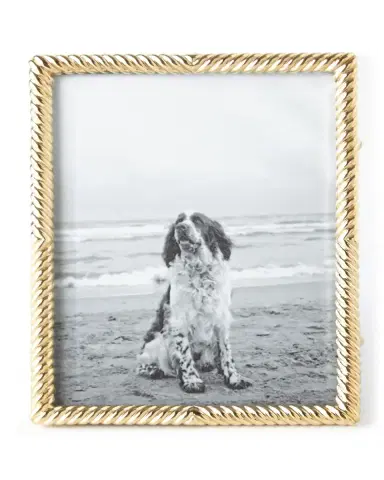 L 'Objet Gold Deco Twist 5" x 7" Picture Frame | Thumbnail 2
