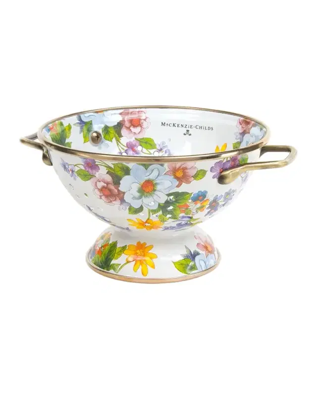 MacKenzie-Childs Small Flower Market Colander