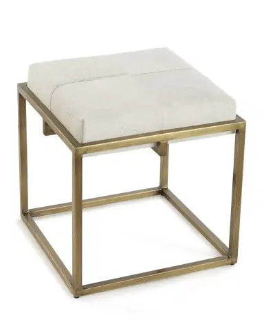 Jamie Young Normandie Hide Ottoman | Thumbnail 2