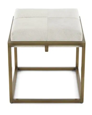 Jamie Young Normandie Hide Ottoman | Thumbnail 3