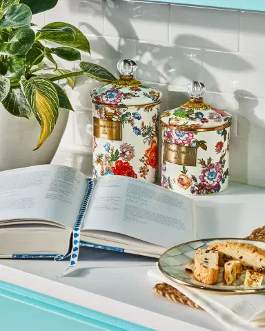 MacKenzie-Childs Medium Flower Market Canister | Thumbnail 2