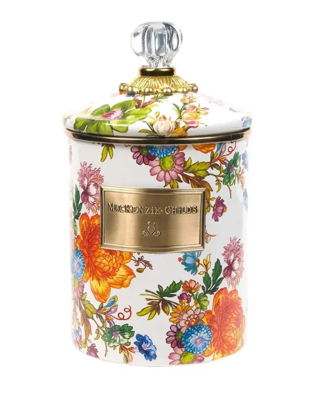 MacKenzie-Childs Medium Flower Market Canister