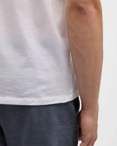 Hanro Men's Cotton Sporty Crewneck T-Shirt | Thumbnail 5