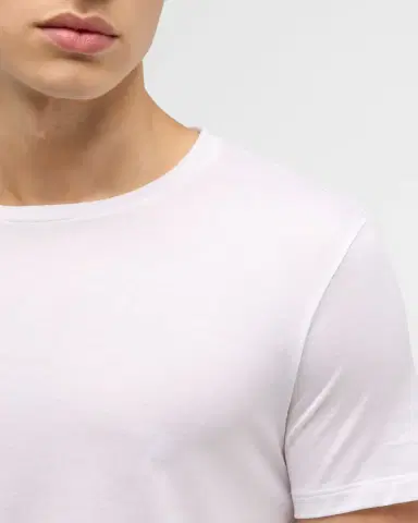 Hanro Men's Cotton Sporty Crewneck T-Shirt | Thumbnail 6