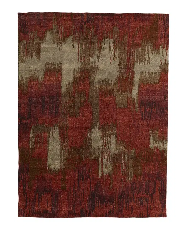 Haven & Loom Brick Brushstroke Rug, 6 ' x 9 '