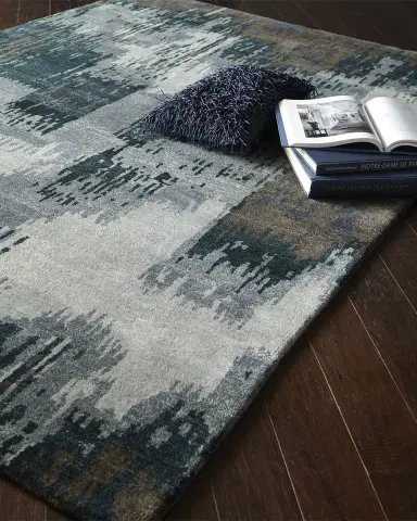 Haven & Loom Forest Brushstroke Hand Knotted Rug | Thumbnail 3 Haven & Loom Forest Brushstroke Hand Knotted Rug | Thumbnail 3