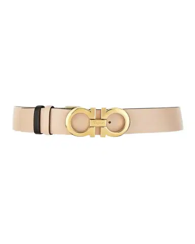 Ferragamo Gancini-Buckle Reversible Leather Belt | Thumbnail 1