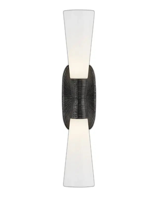 Visual Comfort Signature Utopia Large Double Bath Sconce By Kelly Wearstler