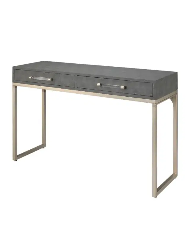 Jamie Young Kain Faux Shagreen Console Table