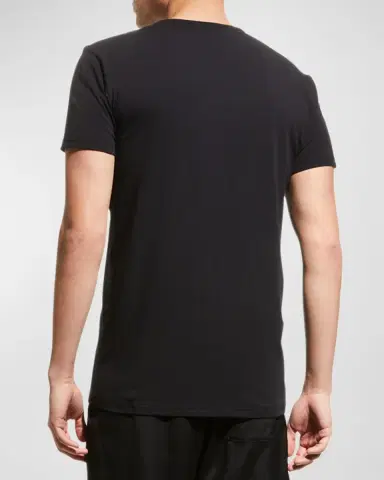 Versace Men 's Medusa Logo Crewneck T-Shirt | Thumbnail 3