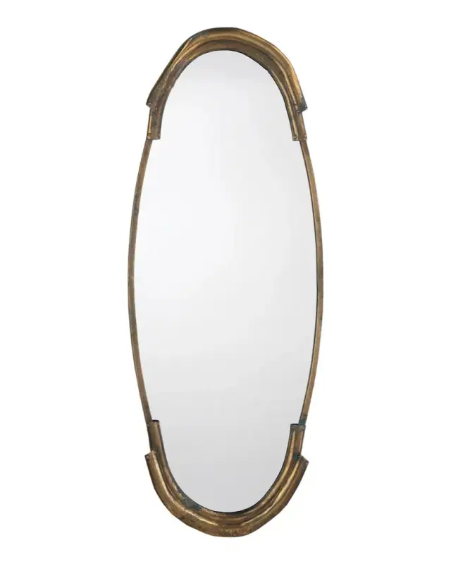 Jamie Young Margaux Mirror in Antiqued Brass