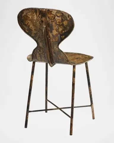 Jamie Young Mildred Acid Washed Metal Chair | Thumbnail 2 Jamie Young Mildred Acid Washed Metal Chair | Thumbnail 2