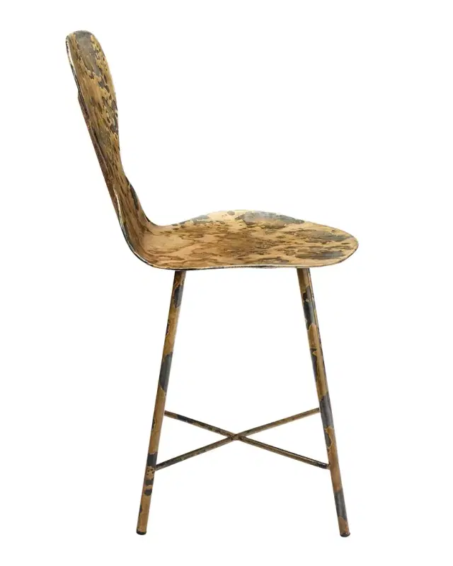 Jamie Young Mildred Acid Washed Metal Chair