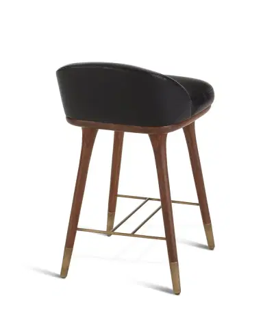 Arteriors Walsh Leather Counter Stool, 25" | Thumbnail 4