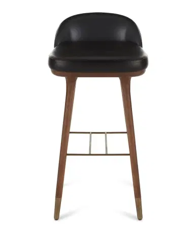 Arteriors Walsh Leather Bar Stool | Thumbnail 2