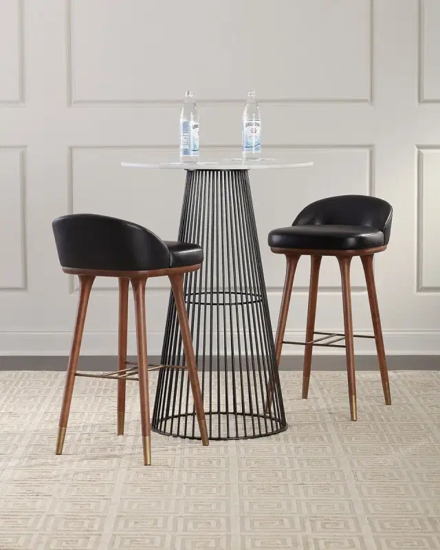 Arteriors Walsh Leather Bar Stool