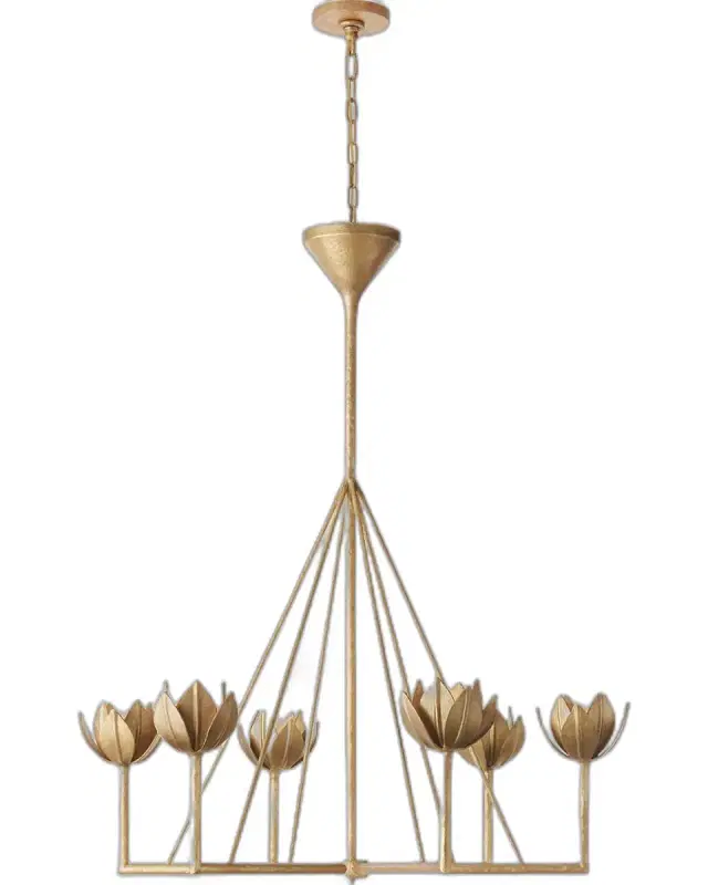 Alberto Large Single Tier Chandelier By Julie Neill