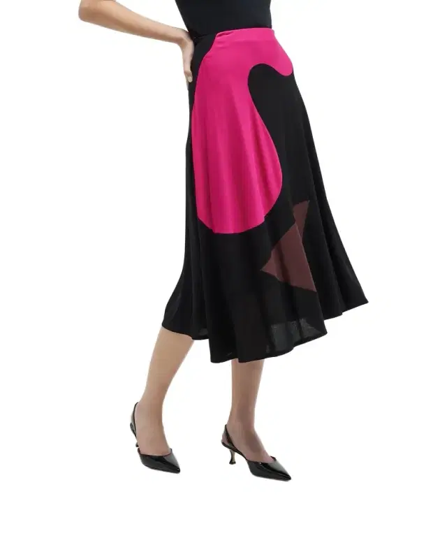 Carolyne Low-Heel Patent Halter Pumps