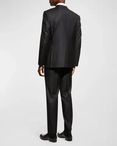 Zegna Men's Trofeo Milano Two-Piece Wool Regular-Fit Suit | Thumbnail 3 Zegna Men's Trofeo Milano Two-Piece Wool Regular-Fit Suit | Thumbnail 3