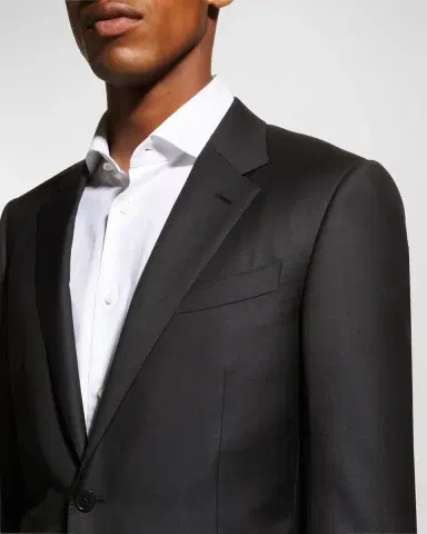 Zegna Men's Trofeo Milano Two-Piece Wool Regular-Fit Suit | Thumbnail 6 Zegna Men's Trofeo Milano Two-Piece Wool Regular-Fit Suit | Thumbnail 6
