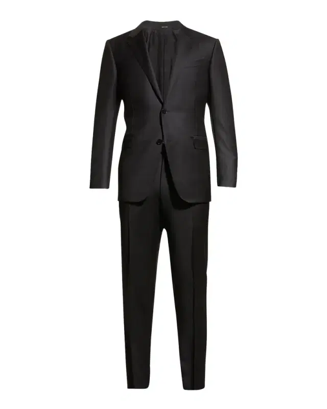 ZEGNA Men 's Trofeo Milano Two-Piece Wool Regular-Fit Suit