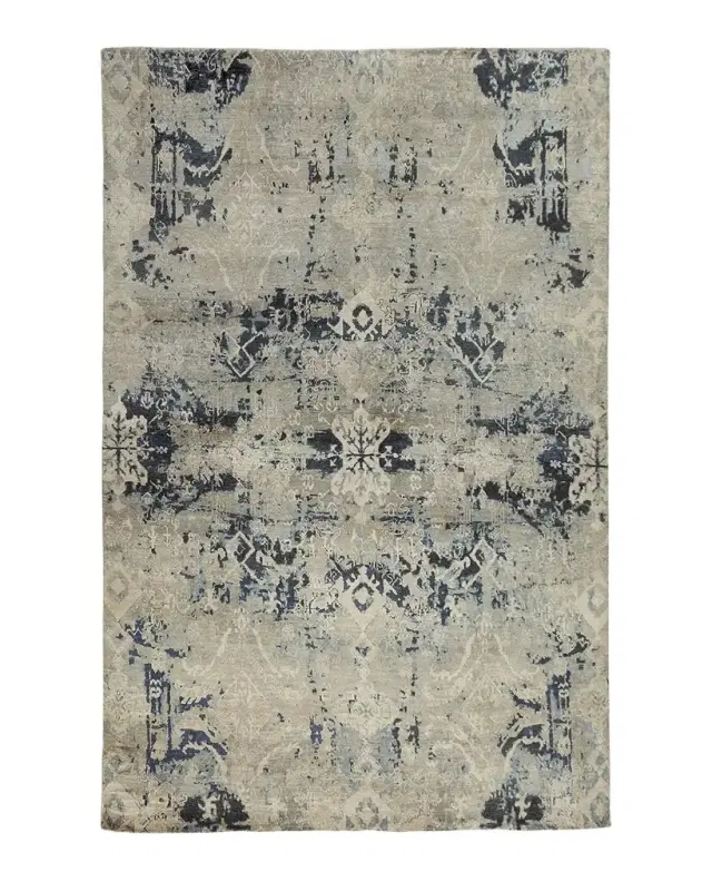 Zaffre Hand-Knotted Rug