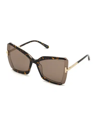 Tom Ford Gia Semi-Rimless Butterfly Sunglasses | Thumbnail 1