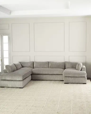 Old Hickory Tannery Mitchell Upholstered Sectional Sofa (Left Facing) 136.5" | Thumbnail 2