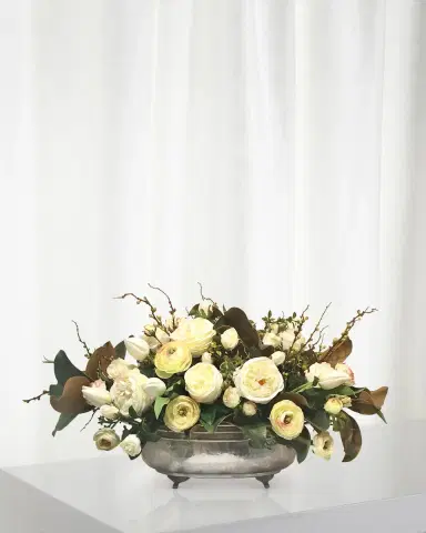 Winward Home Rose & Tulip Mix in Planter | Thumbnail 1