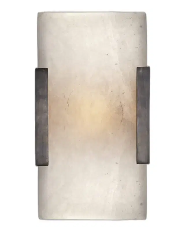 Visual Comfort Signature Covet Wide Clip Bath Sconce By Kelly Wearstler