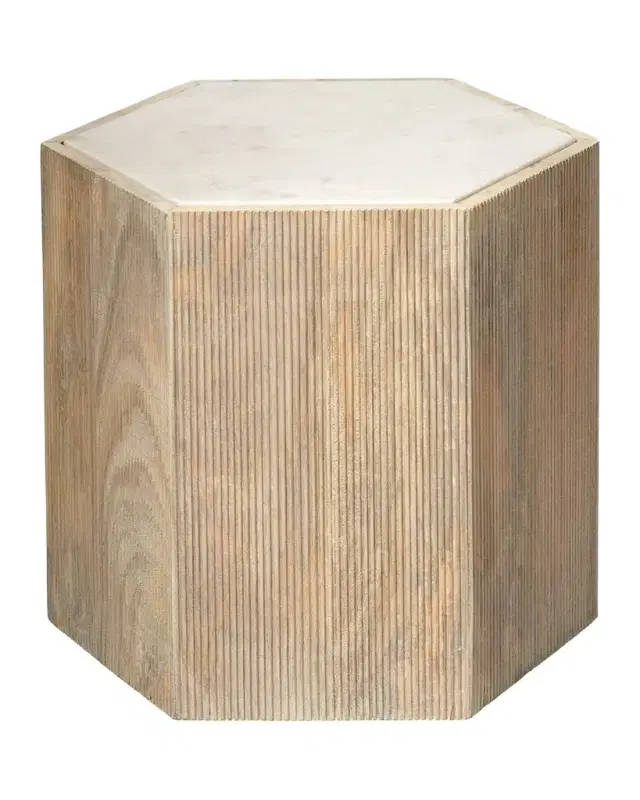 Jamie Young Large Argon Hexagon Side Table