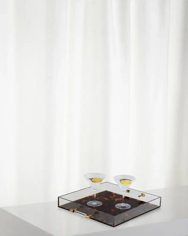 Port 68 Tortoise Lucite Tray