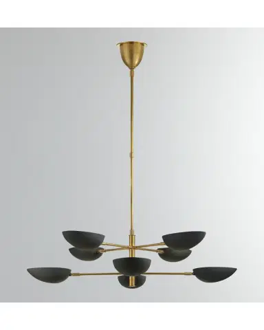 Visual Comfort Signature Graphic Large Two Tier Chandelier By AERIN | Thumbnail 2