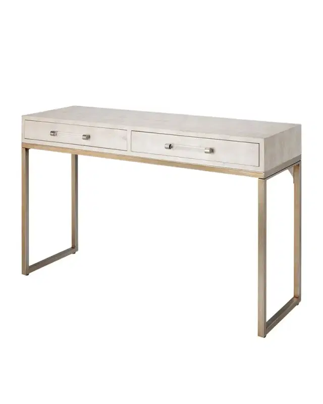 Jamie Young Kain Faux Shagreen Console Table