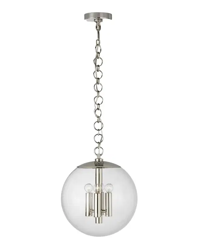 Visual Comfort Signature Turenne Medium Globe Pendant By AERIN