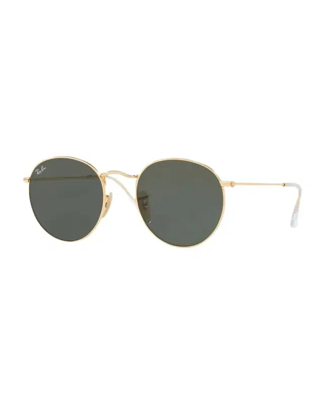 Ray-Ban Gradient Round Metal Sunglasses, 53MM