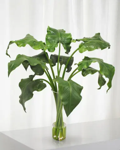 Winward Home Calla Lily Leaf in Cylinder Vase | Thumbnail 1