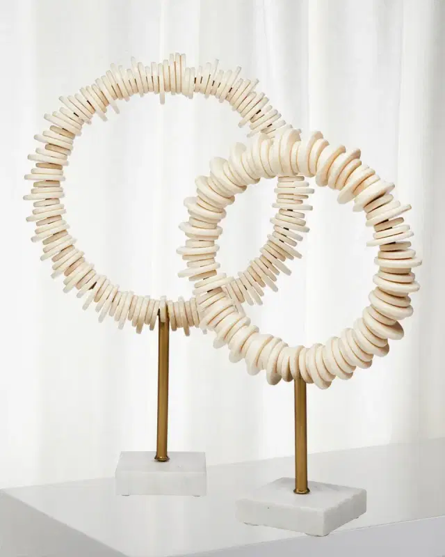 Jamie Young Arena Ring Sculptures, Set of 2