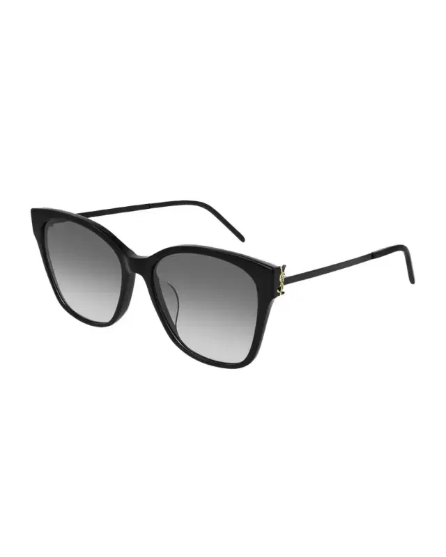 Square Acetate & Metal Sunglasses