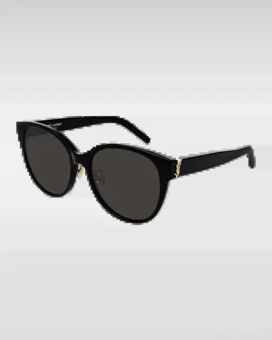 Saint Laurent SL M39 Rounded Acetate Sunglasses | Thumbnail 2