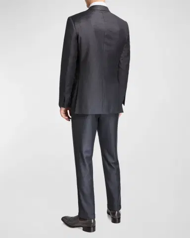 ZEGNA Men's Trofeo Milano Two-Piece Wool Suit | Thumbnail 3